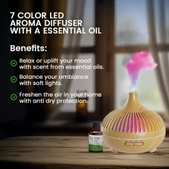 7 Kleuren Led-Geurverspreider - Uk-Stekker / Eu-Stekker Discount