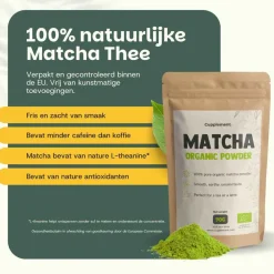 Cupplement 17% korting | Combideal Matcha Poeder met Matcha Whisk Hot