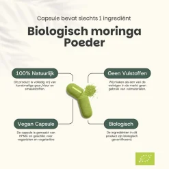 Cupplement 20% korting | Moringa Capsules 500 mg Biologisch Outlet