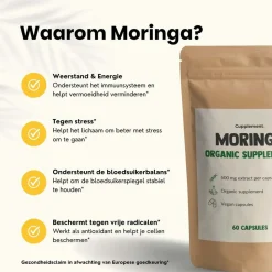 Cupplement 20% korting | Moringa Capsules 500 mg Biologisch Outlet
