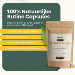 Cupplement 45% korting | Multipack Rutine Capsules 500 mg Best