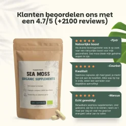Cupplement 45% korting | Multipack Sea Moss Capsules 500 mg Biologisch Online