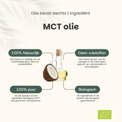 Cupplement 25% korting | Multipack MCT C8 Olie Biologisch