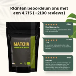 Cupplement 30% korting | Multipack Matcha Thee Poeder Premium Biologisch
