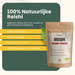 Cupplement 20% korting | Reishi Poeder Biologisch Discount