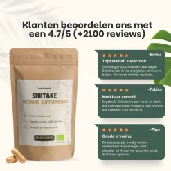Cupplement 20% korting | Shiitake Capsules 500 mg Biologisch Sale