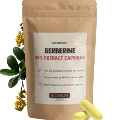 Cupplement 20% korting | Voordeelverpakking Berberine Extract Capsules 400 mg Clearance