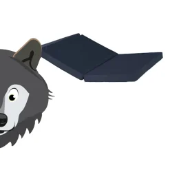 ABZ Wolf Zwart 60 x 120 cm Opvouwbaar Matras in Tas Clearance