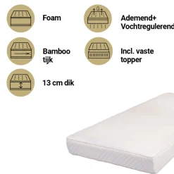 Best Sleep ABZ 70x140 Breath Ease Luxe Matras Peuterbed Sale