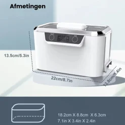 Activeshop professionele ultrasoon reiniger reinigingsapparaat voor brillen sieraden horloge en make-up kwasten Best