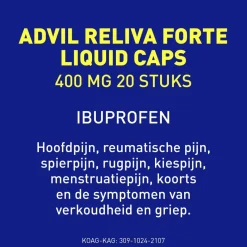 Advil Reliva Forte 400mg Liquid-Caps Sale