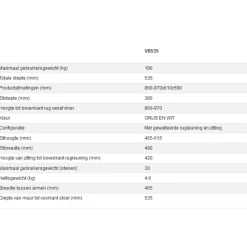 Aidapt VB535 Douchestoel New