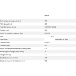 Aidapt vb539 opklapbare douchestoel Discount