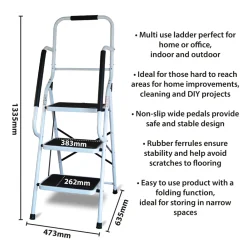 Aidapt vm862b opstapkruk met leuning