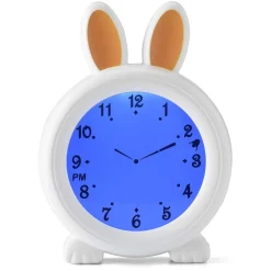 Alecto BC100BUNNY - Slaaptrainer, nachtlampje en wekker, konijn Online