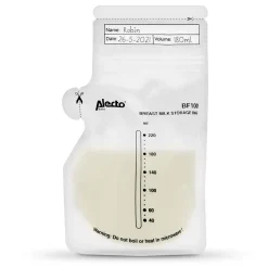 Alecto BF100 - Moedermelk bewaarzakjes 220 ml, 100 stuks Outlet