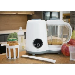 Alecto BFP-66 - 5 in 1 gezonde babyvoeding foodprocessor , wit