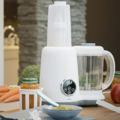 Alecto BFP-66 - 5 in 1 gezonde babyvoeding foodprocessor , wit