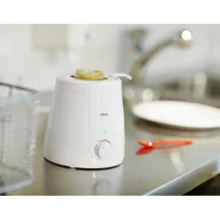 Alecto BW-70 - Flessenwarmer geschikt voor ieder flesje en potje - Snel en gemakkelijk in gebruik - Wit Best