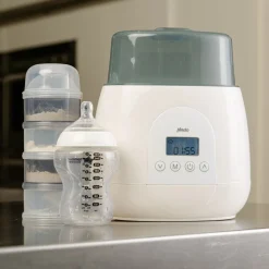 Alecto BW700TWIN - Snelle digitale duo flessenwarmer voor opwarmen, sterilisatie en ontdooien, wit Sale