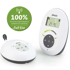Alecto DBX-115 - Babyfoon Full Eco DECT, wit/antraciet Online