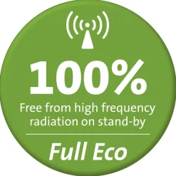 Alecto DBX-112 - Full Eco DECT babyfoon met display, wit/blauw