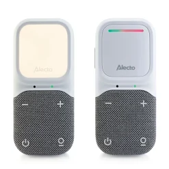 Alecto DBX135 - Moderne Full Eco audio babyfoon met heldere DECT-geluidskwaliteit, lange stand-by tijd en nachtlampje - Wit/Grijs Online