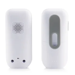 Alecto DBX135 - Moderne Full Eco audio babyfoon met heldere DECT-geluidskwaliteit, lange stand-by tijd en nachtlampje - Wit/Grijs Online