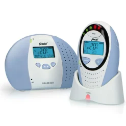 Alecto DBX-88 ECO - Full Eco DECT babyfoon met display, wit/blauw Best