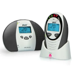 Alecto DBX-88 LIMITED - Full Eco DECT babyfoon met display, wit/antraciet Clearance