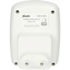 Alecto DBX-80BU - Extra babyunit voor DBX-80, wit/antraciet Online