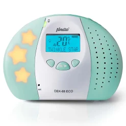 Alecto DBX-88MT - Full Eco DECT babyfoon met display, wit/mintgroen Best