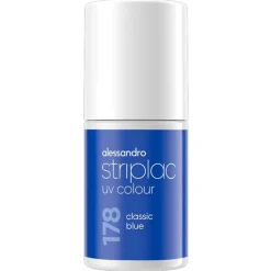 Alessandro Striplac UV Colour 178 Classic Blue Nagellak Clearance