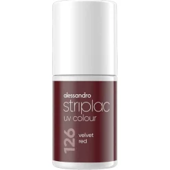 Alessandro Striplac UV Colour 126 Velvet Red Nagellak New
