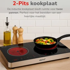 Alpina Vrijstaande elektrische kookplaat MEAVR4610/005 Sale