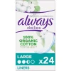 Always Dailies Cotton Large Inlegkruisjes Hot
