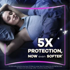 Always Platinum Secure Night Maandverband Sale