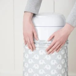 Angelcare Dress Up Grey Stars Hoes voor Luieremmer Best