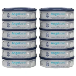 Angelcare Dress Up 12-pack Navulcassette incl. Witte Luieremmer Outlet