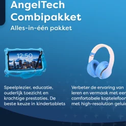 AngelTech Kinderpakket PRO MAX - Kindertablet + Kinderkoptelefoon Hot