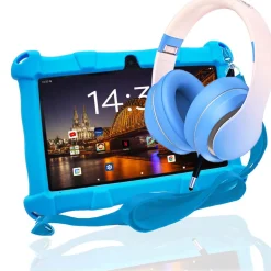 AngelTech Kinderpakket SLIM - Kindertablet + Kinderkoptelefoon Discount