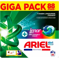 Ariel +Touch of Lenor Unstoppables Color 4-in-1 Wasmiddelpods