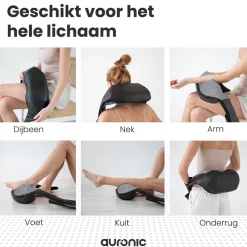 Auronic Draadloos Shiatsu Massagekussen