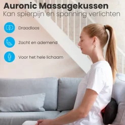 Auronic Draadloos Shiatsu Massagekussen Sale