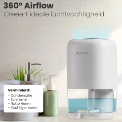 Auronic Luchtontvochtiger 450mL per dag