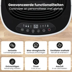 Auronic Luchtontvochtiger en Luchtreiniger 16L per dag Sale