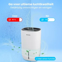 Auronic Luchtontvochtiger en Luchtreiniger 16L per dag Sale