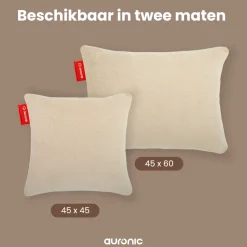 Auronic Sherpa Fleece Warmtekussen 45x60cm Hot