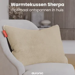 Auronic Sherpa Fleece Warmtekussen 45x60cm Hot