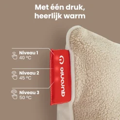 Auronic Sherpa Fleece Warmtekussen 45x45cm Discount